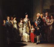 Francisco Goya karl iv med sin familj oil